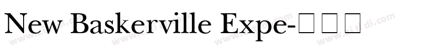 New Baskerville Expe字体转换